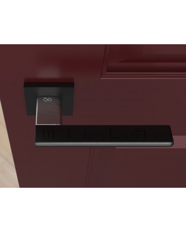 NICOLA square black door handle