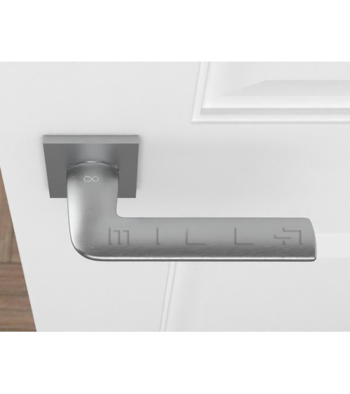 STINGER brushed chrome door handle designer handle