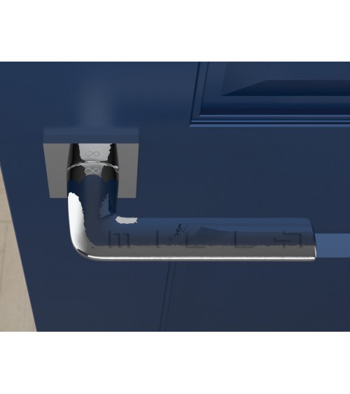 STINGER polished chrome door handle design handle