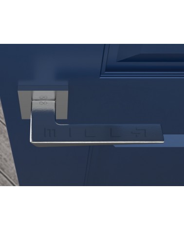 VEGA brushed chrome door handle - design handle