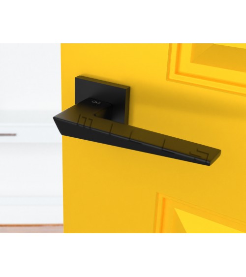 Black VEGA door handle - designer handle
