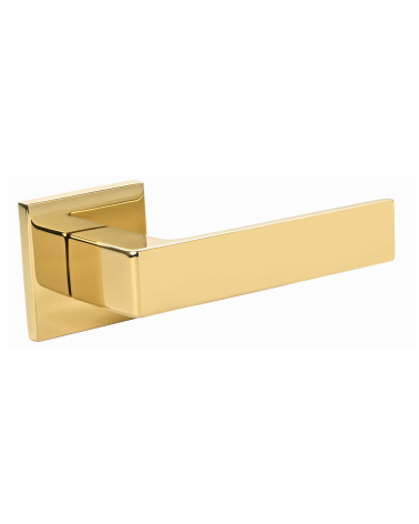 Polished gold Apollo door handle designer handle