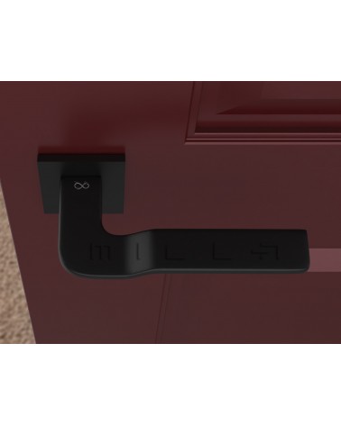 Black LINE BALI door handle designer handle mounted on a door 1