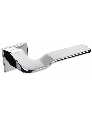 Polished chrome LINE BALI door handle designer hardware