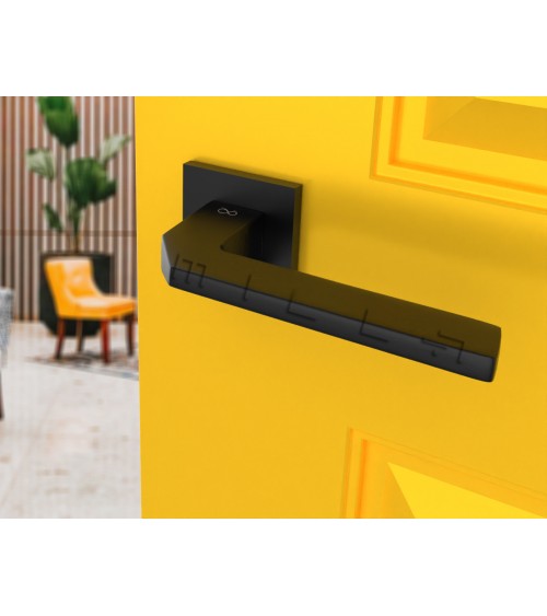 Black ETNA door handle designer hardware