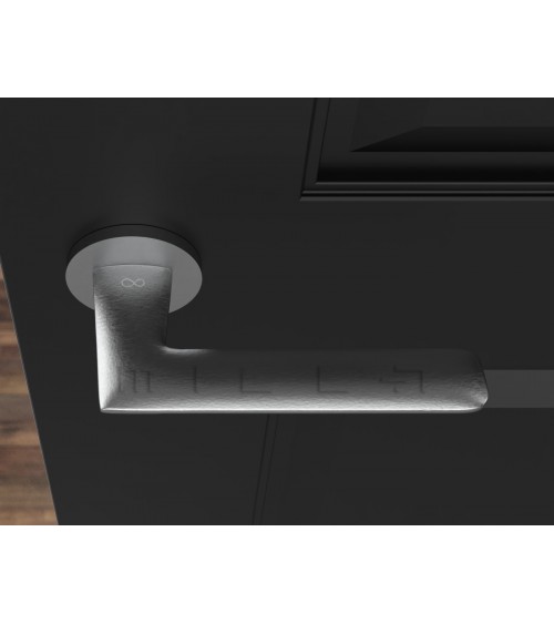Brushed chrome Line GIULIA door handle design handle
