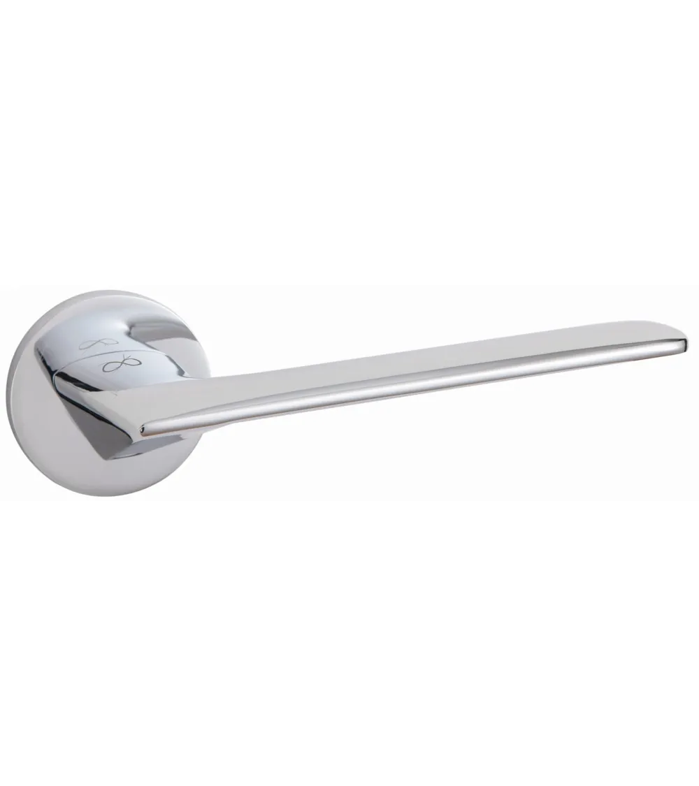 Polished chrome Line GIULIA door handle design handle