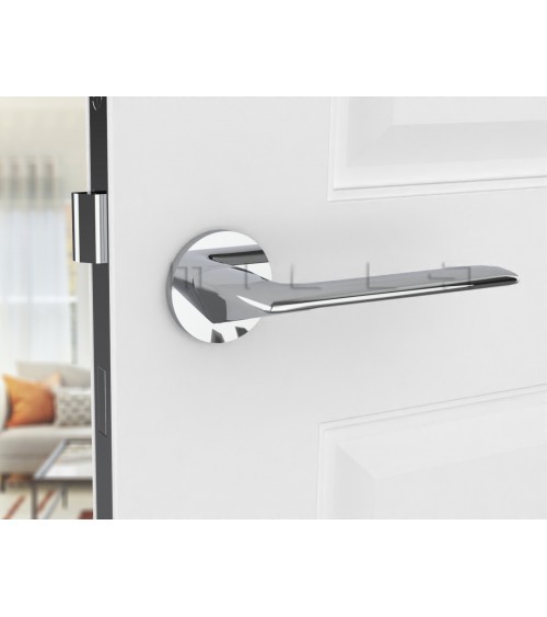 Polished chrome Line GIULIA door handle design handle