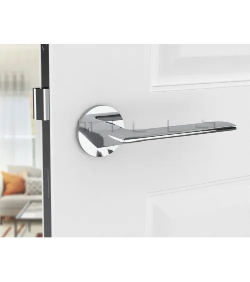 Polished chrome Line GIULIA door handle design handle
