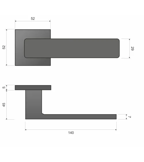Door Handle Line Imperia - designer ironmongery