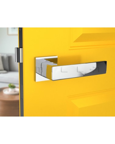 Polished Chrome Door Handle Line Imperia - designer handle