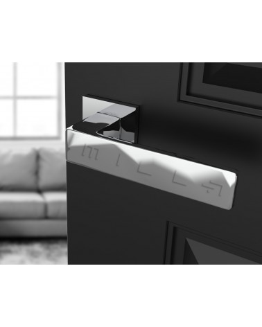 Polished Chrome Door Handle Line Imperia - designer handle