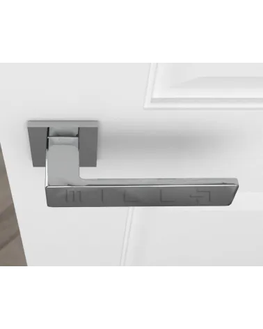 Polished Chrome Door Handle Line Imperia - designer handle