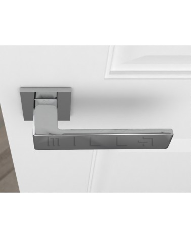 Polished Chrome Door Handle Line Imperia - designer handle