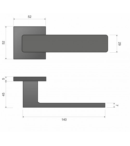 Door Handle Line Imperia - designer ironmongery