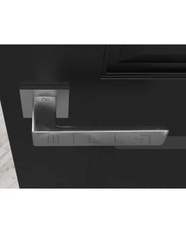 Brushed Chrome Door Handle Line Imperia - designer handle
