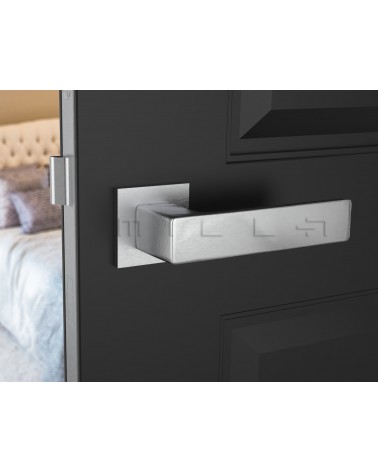 Brushed Chrome Door Handle Line Imperia - designer handle