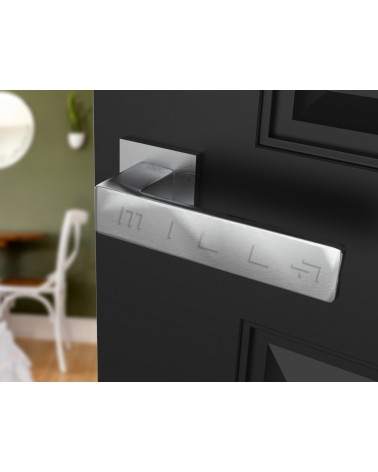 Brushed Chrome Door Handle Line Imperia - designer handle
