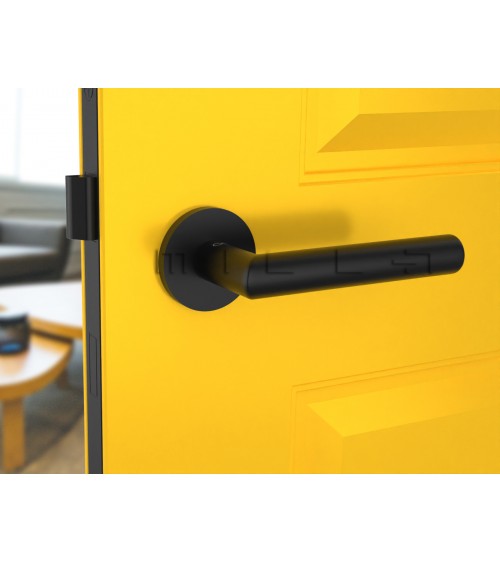 Black Door Handle Line Ronda Round - designer handle