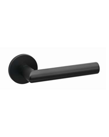 Black Door Handle Line Ronda Round - designer handle