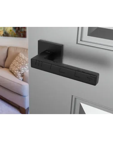 Black Door Handle Line STELLA Q - designer handle