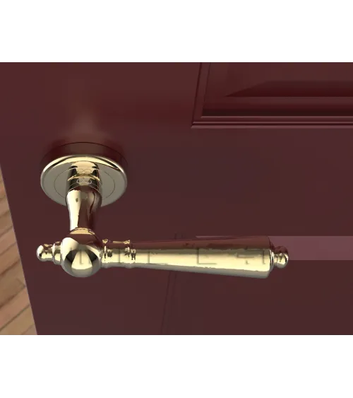 MILLENAIRE polished gold door handle design handle