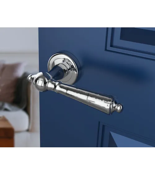 Polished chrome MILLENAIRE door handle designer handle