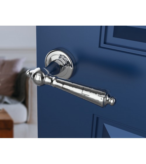 Polished chrome MILLENAIRE door handle designer handle