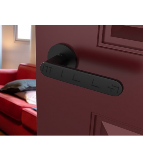 Black Line Vénus door handle designer handle