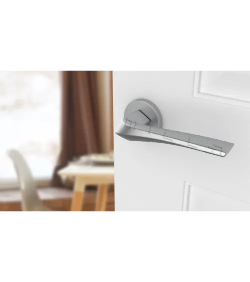 DALIA round plate door handle designer handle colour 3