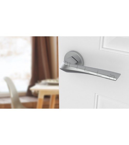 DALIA round plate door handle designer handle colour 3