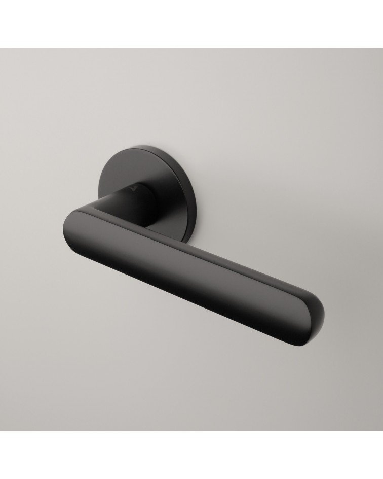 FRAGOLA round plate door handle design handle mounted on a door