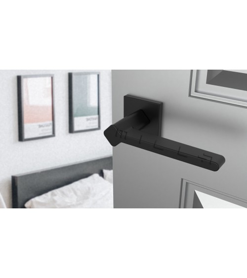 NINFEA square plate door handle design handle colour 1