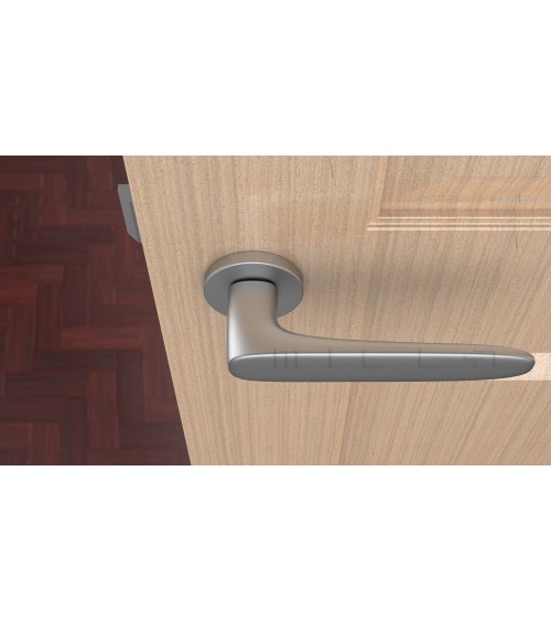 ROSA round plate door handle designer handle colour 1