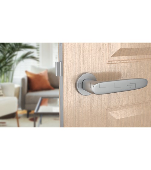 ROSA round plate door handle designer handle colour 1