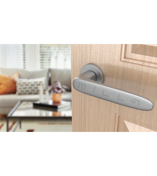 ROSA round plate door handle designer handle colour 1