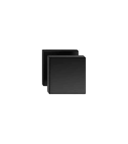 CO AEGIS modern square door knob in zamak - designer handle
