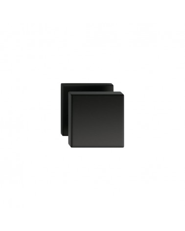 CO AEGIS modern square door knob in zamak - designer handle