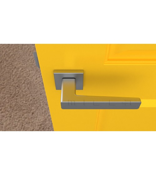 ERICA square plate door handle design ironmongery colour 2