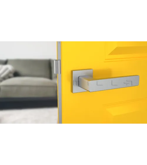 ERICA square plate door handle design ironmongery colour 2