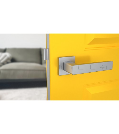 ERICA square plate door handle design ironmongery colour 2