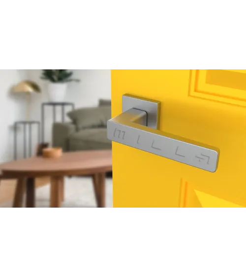 ERICA square plate door handle design ironmongery colour 2