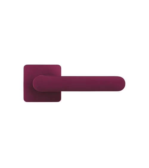 Purple Burgundy sunset door handle - Moon One Square - design handle