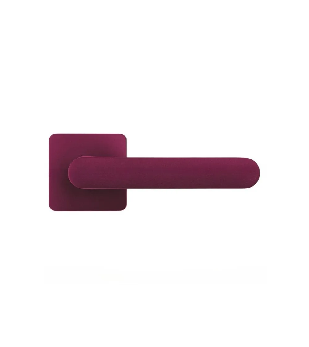 Purple Burgundy sunset door handle - Moon One Square - design handle