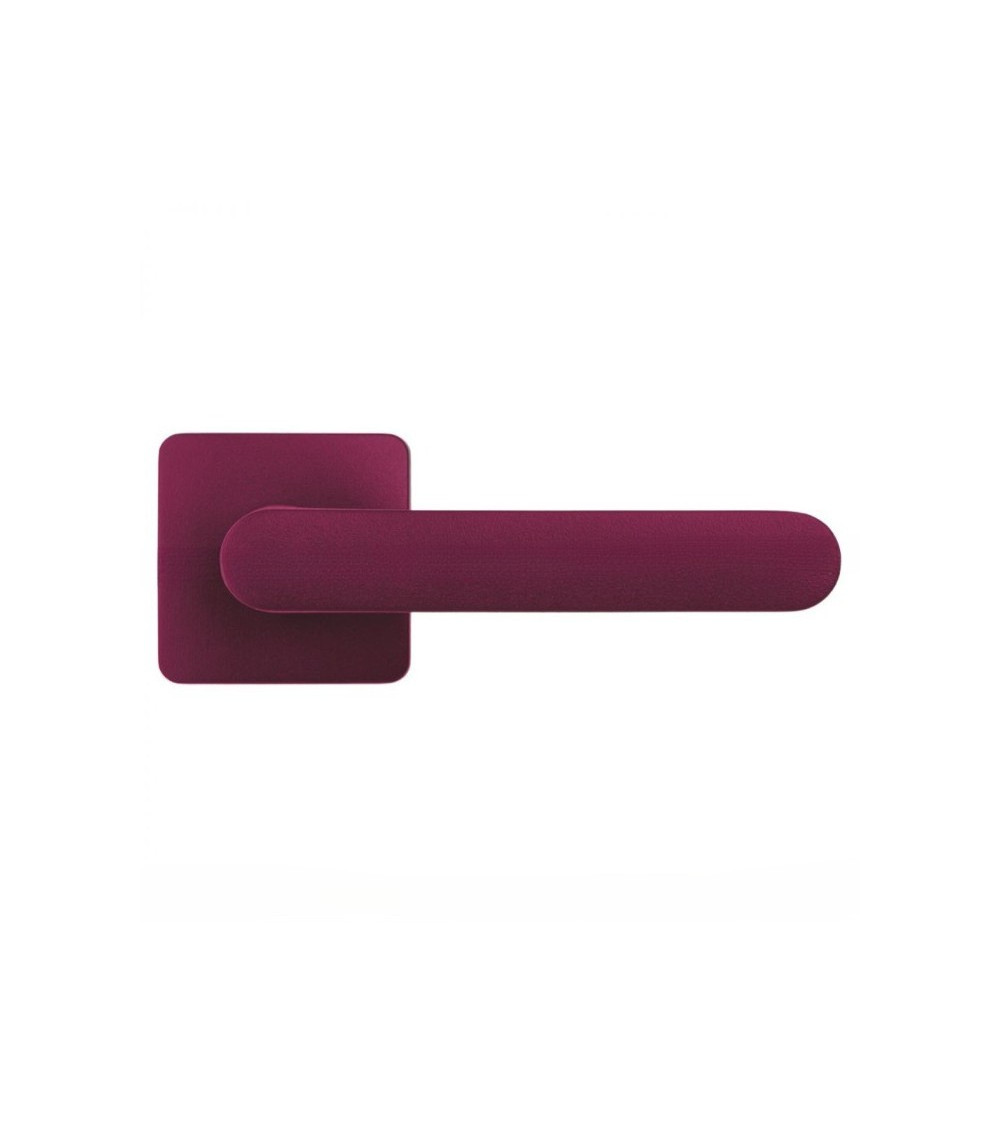Purple Burgundy sunset door handle - Moon One Square - design handle