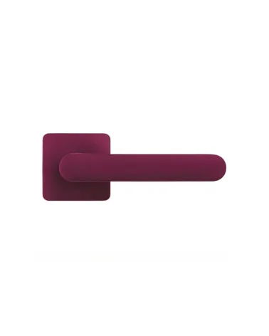 Purple Burgundy sunset door handle - Moon One Square - design handle
