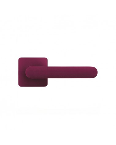Purple Burgundy sunset door handle - Moon One Square - design handle
