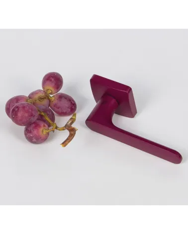 Purple Burgundy sunset door handle - Moon One Square - design handle