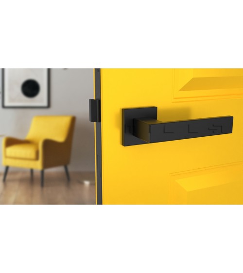 PINA square plate door handle design handle colour 2