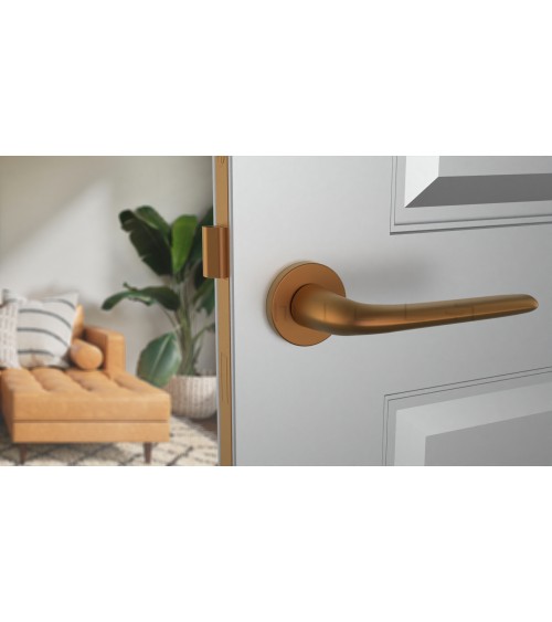 AZALIA round plate door handle design handle colour 4